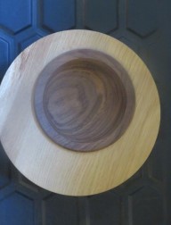 The completed insert offset bowl completed